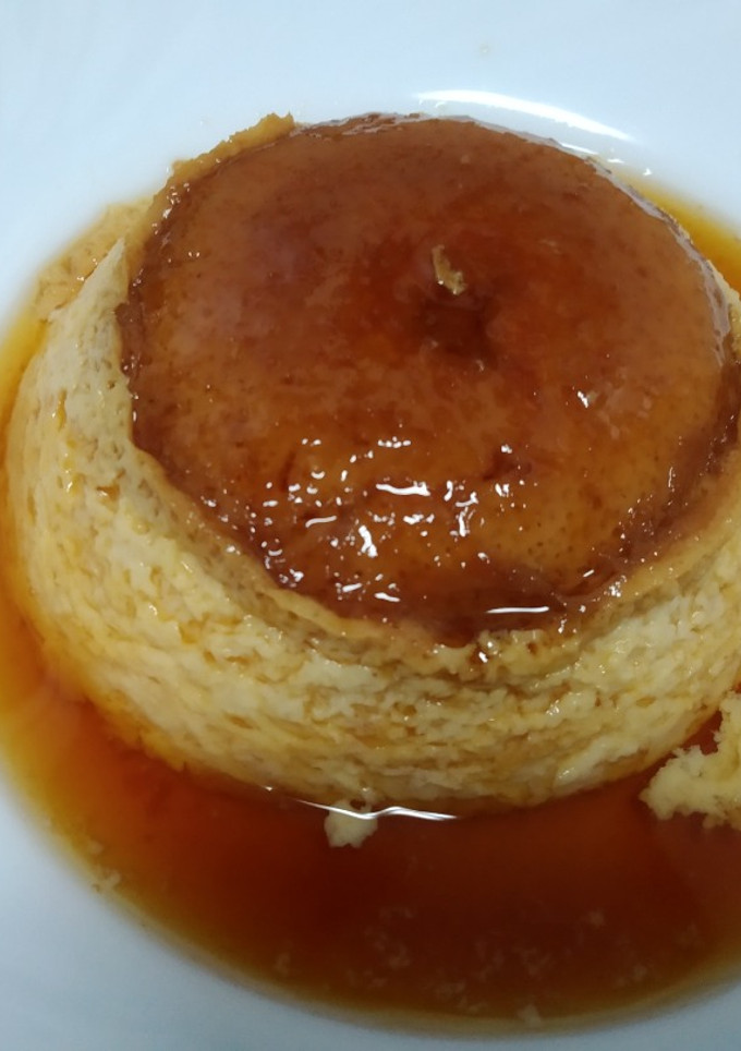 Una foto de Flan de huevo casero