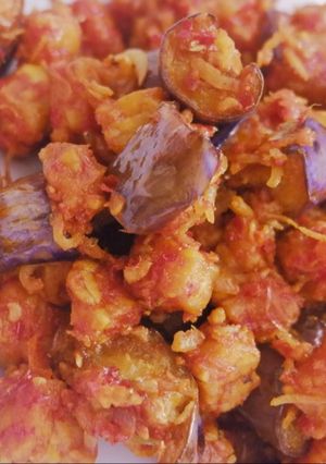 Foto resep Terong Tempe Teri Belado