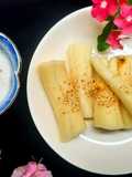 Steamed Cassava with Coconut Milk