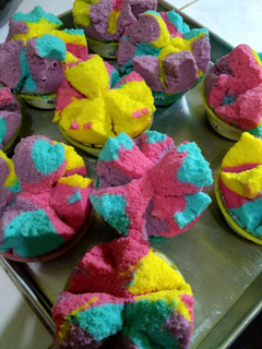 Foto resep Bolu kukus rainbow