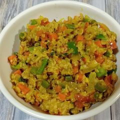 A picture of Masala Oats Recipe For Weight Loss.