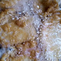 A picture of Fried yam and egg.