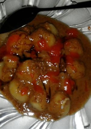 Foto resep Cilok wortel sambel kacang