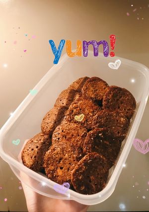 Hình của món Bánh yến mạch cà phê.