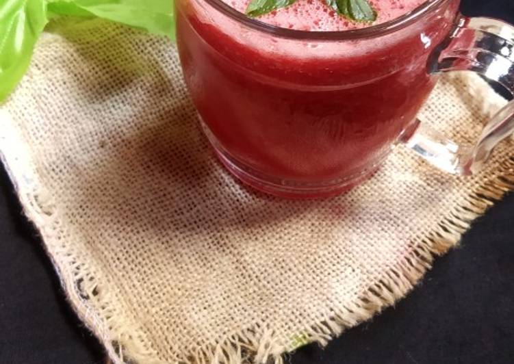 Easiest Way to Make Quick Watermelon juice🍉🍉🍷🍷