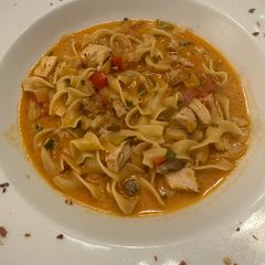 Creamy Chicken Cacciatore Soup A picture of Creamy Chicken Cacciatore Soup.