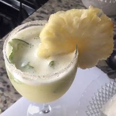 A picture of Pineapple lemonade iftar special.