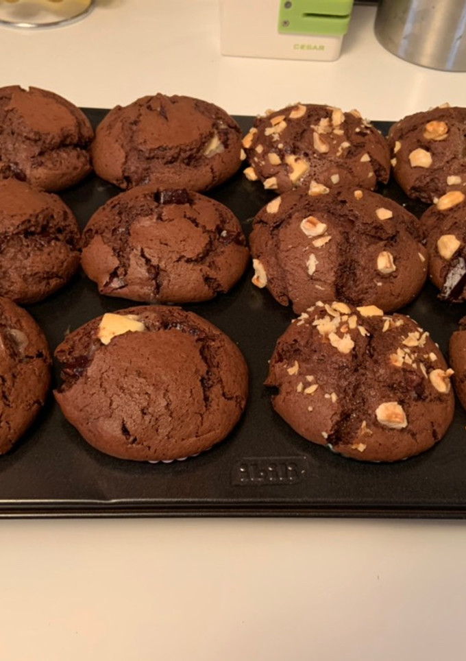 Una foto de Muffins de Chocolate