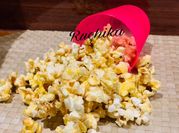 A picture of buttery popcorn