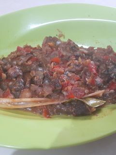 Foto resep Cumi asin balado