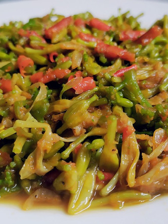 Resep Tumis bunga pepaya tidak pahit Anti Gagal