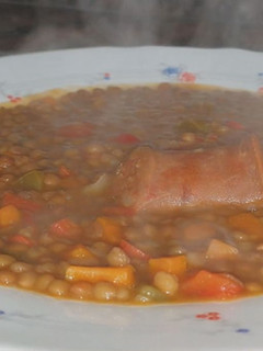 Una foto de Lentejas con chorizo