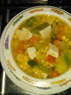 Foto resep Sayur Sop Tahu Jagung (Praktis Tanpa Garam)
