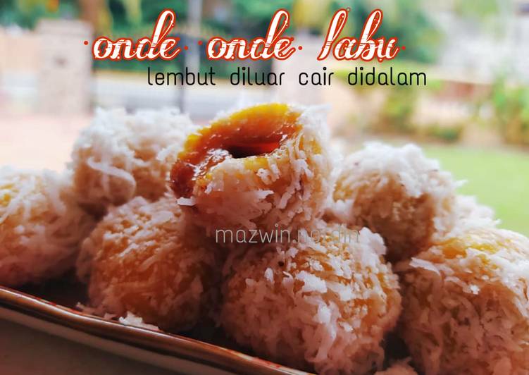 Resepi Onde onde labu yang Praktis