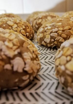 Una foto de Galletas  de avena - vainilla (veganas o tradicional, sin harina)