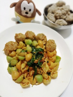 豬肉丸子(晚餐配菜) 的食譜成品照片