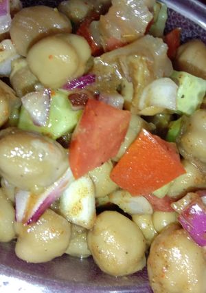 A picture of Chana chaat.