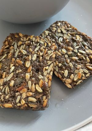 A picture of Tahini Seed Bread.