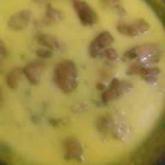 A picture of Punjabi curry pakora.