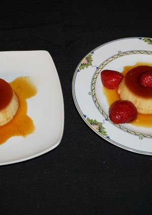 Una foto de FLAN INVERTIDO, INDIVIDUAL. JON STYLE