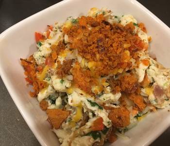 Update, Making Recipe Egg white scramble with crab meat and crispy red pepper Most Delicious