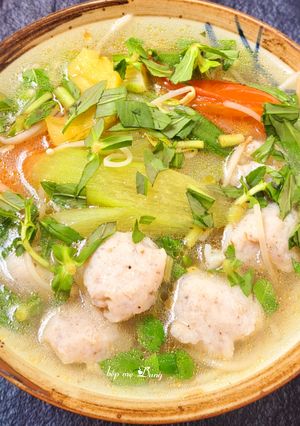 Hình của món Canh chua cá thác lác.