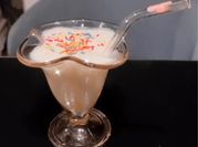 A picture of vanilla milkshake