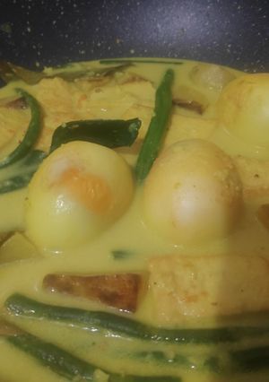 Foto resep Opor Telor Tahu Kentang
