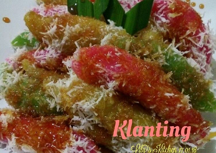 resep cara bikin Klanting (Cenil)