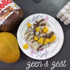 A picture of Nutella and Mango Rolls.