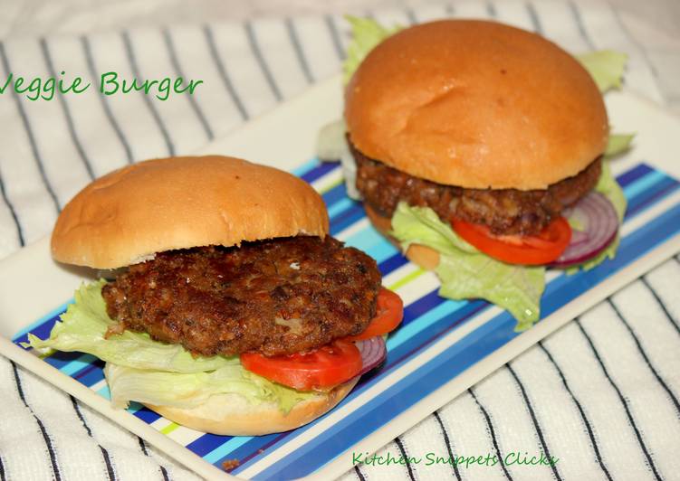 Recipe of Super Quick Homemade Veg Burger