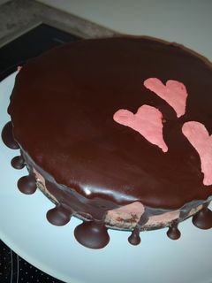 Φωτογραφία της συνταγής Chocolate Raspberry Mousse Cake!