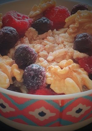 Una foto de Avena con Albúmina (claras de huevo)