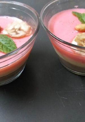 صورة لوصفة فلان الثلاث طبقات للسهرات الرمضانية. 😋😍