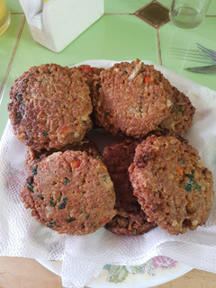 Una foto de Croquetas de carne de soya