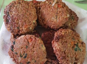 Una foto de Croquetas de carne de soya