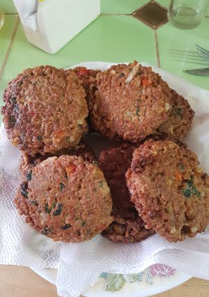 Una foto de Croquetas de carne de soya