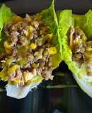 Saam de ensalada de lentejas