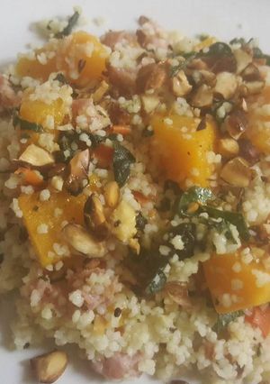 A picture of Couscous salad.