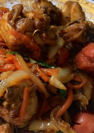 Foto resep Ayam kecap sosis