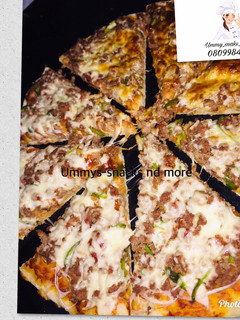 Beef pizza ainihin hoton girkin