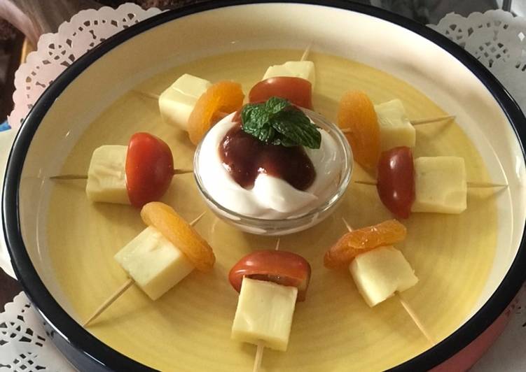 Recipe of Homemade Cheesy Sticks: Fruits &amp; Veggies