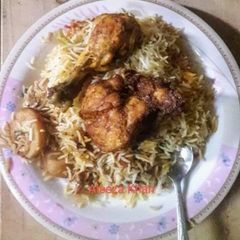 A picture of BBQ Chicken Biryani.