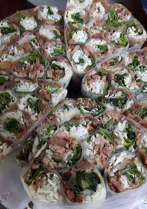 Hình của món Bì cuốn.