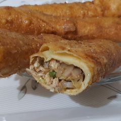 A picture of Egg Spring Rolls🥰❤.