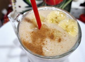 O poză a rețetei Smoothie cu banane și ananas🍌🍍.