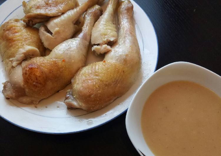 Paha ayam gurih panggang