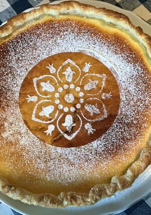 Une photo de Tarte noix de coco & citron