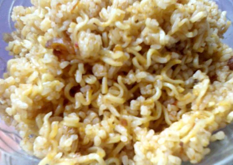 Resep nasi goreng mie kari yang Lezat Sekali