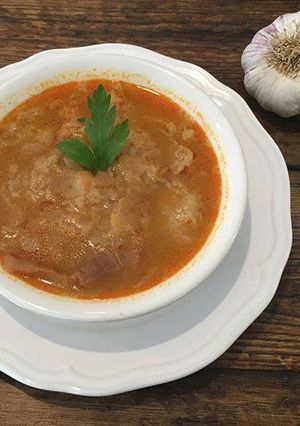 Una foto de Sopa de ajo